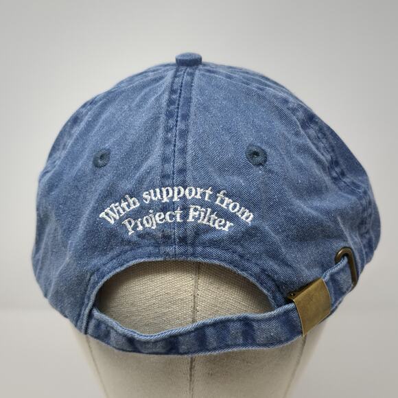 Idaho Botanical Garden Slideback Hat Blue One Size Port & Company - Picture 6 of 10